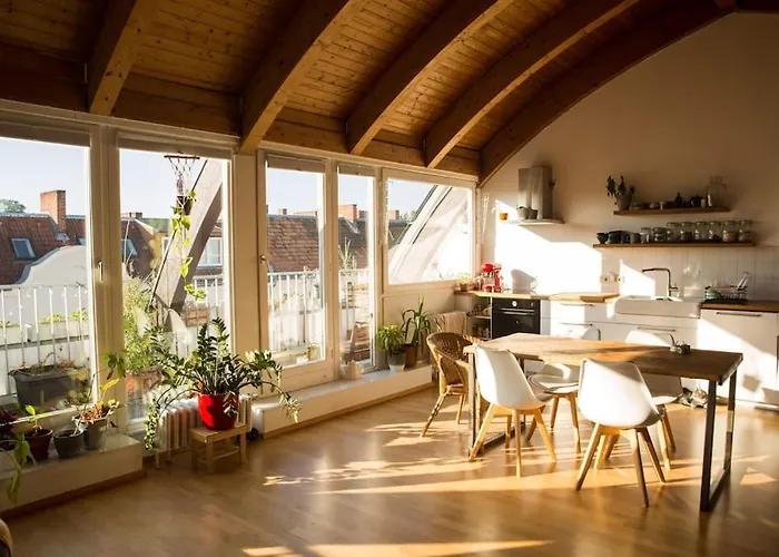 Penthouse + 2 Balconies & Terrace Апартаменты Берлин